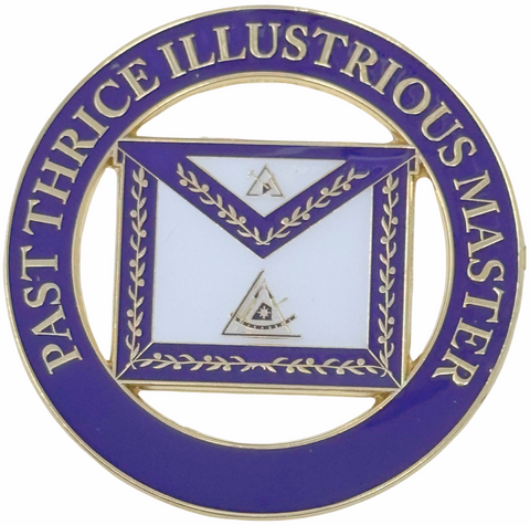 Past Thrice Illustrious Master Cut-Out Car Emblem