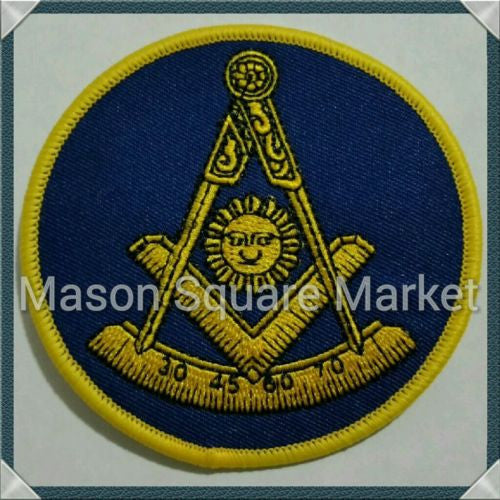 Freemason Masonic Past Master Black Iron on Patch – Mason Square Market